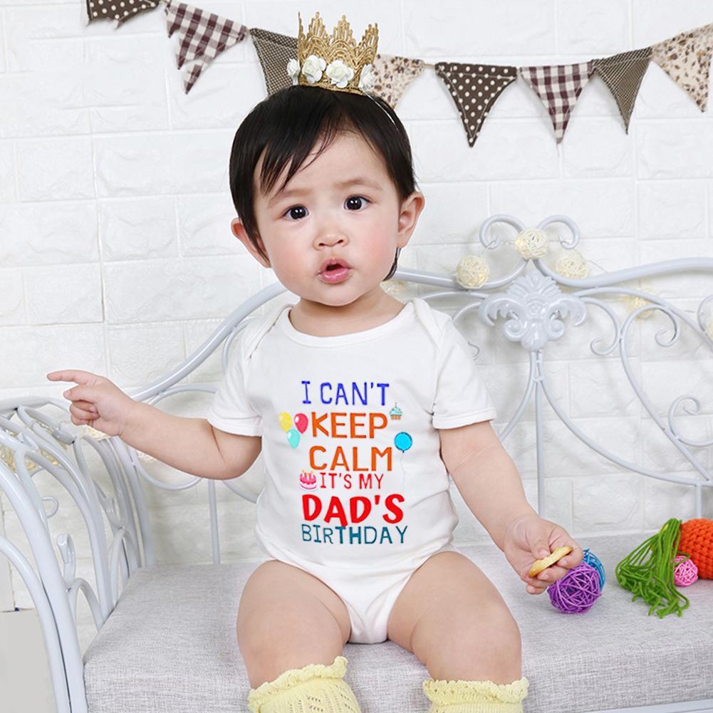 Bộ Áo Liền Quần In Chữ I Can 't My It' S My It 's Keep Baby Girl D5Q1