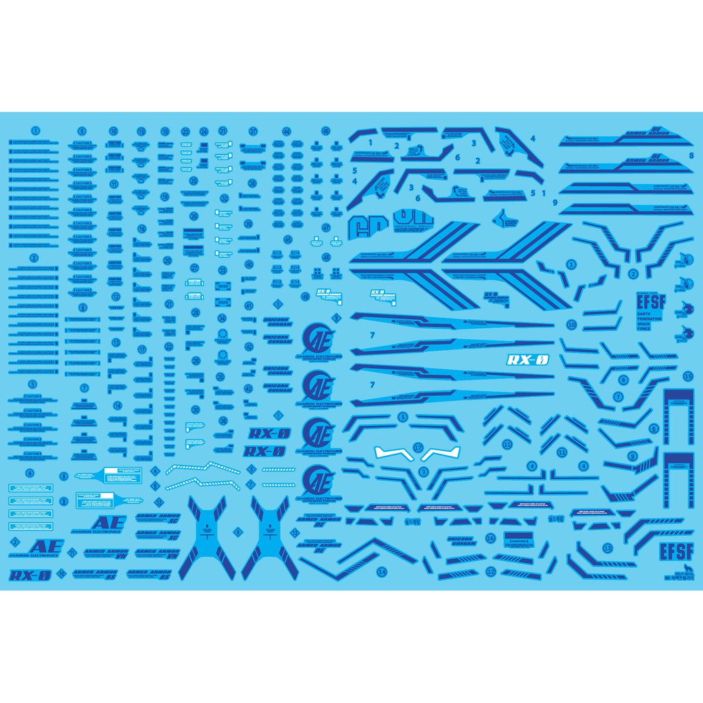 Decal nước hologram - MG Unicorn Perfectibility