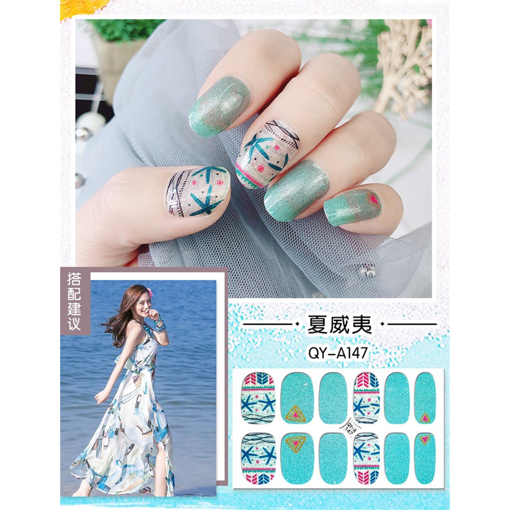 Miếng dán trang trí móng chống thấm nước