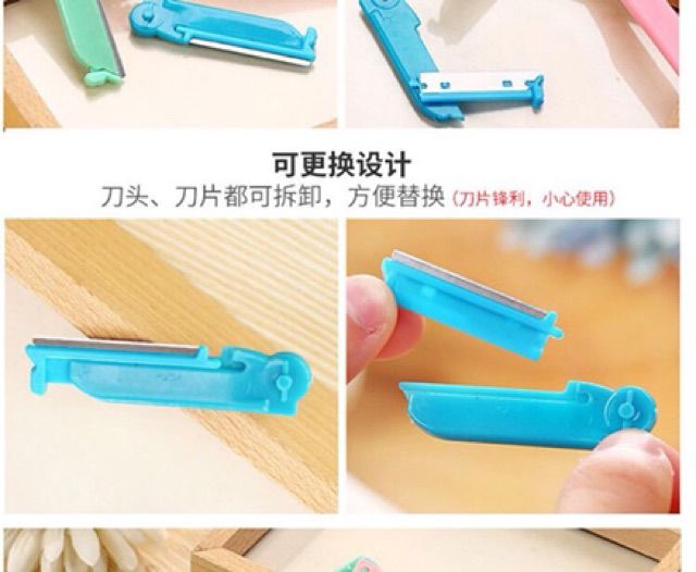 Bộ dao cạo lông mày tiện dụng