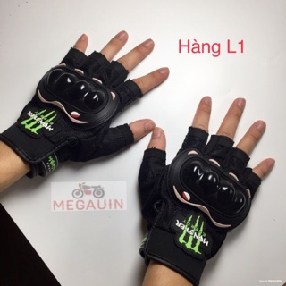 Găng tay phượt thủ hở ngón Monster