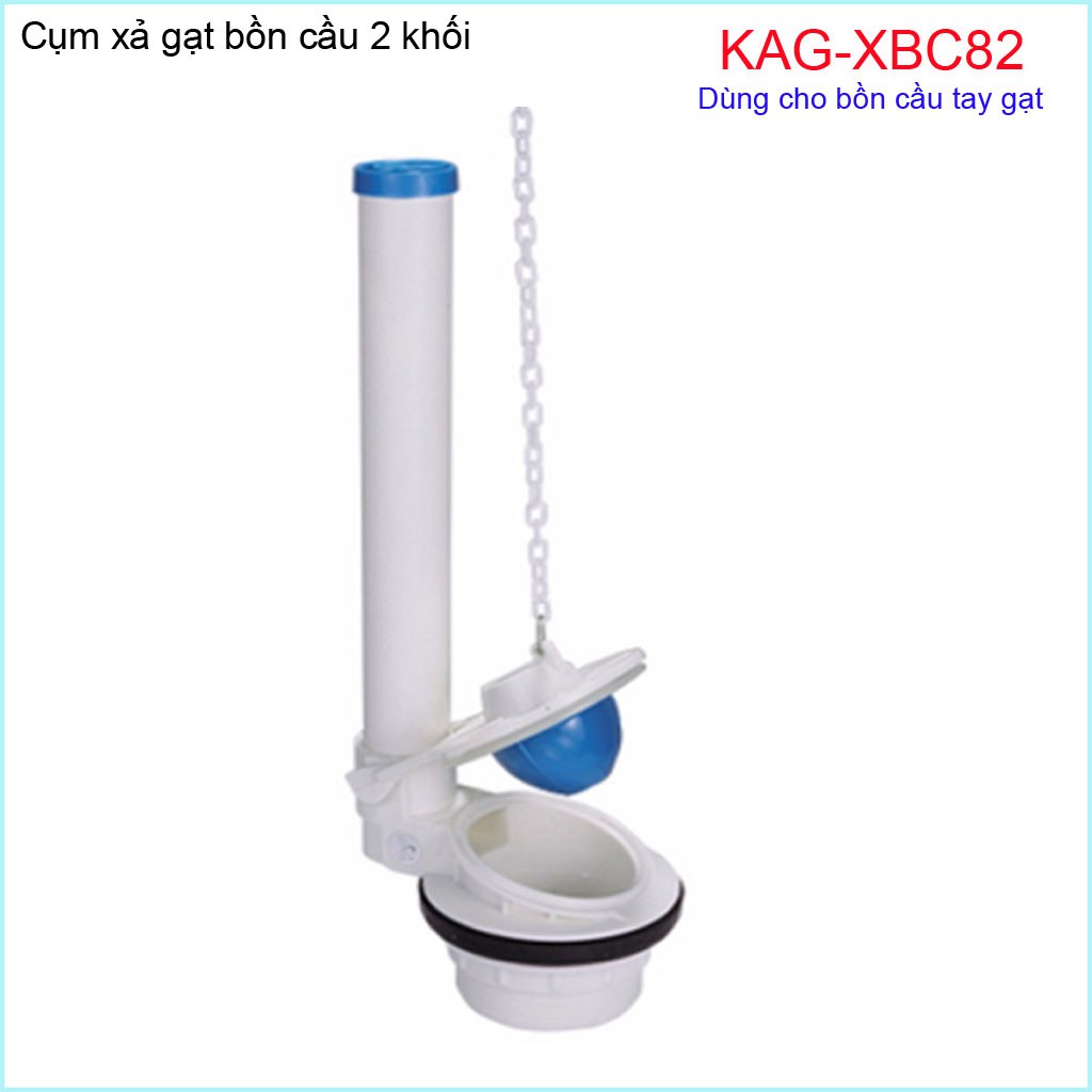 Cụm xả bồn cầu gạt Thiên Thanh KAG-XBC82, xả bàn cầu gạt 2 khối, cụm xả gạt bệt 2 khối xả nước nhanh sử dụng tốt