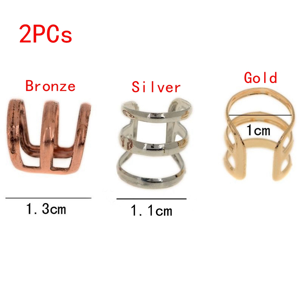 Set 2 Khuyên Vành Tai Thời Trang Cá Tính Dành Cho Cả Nam Và Nữ