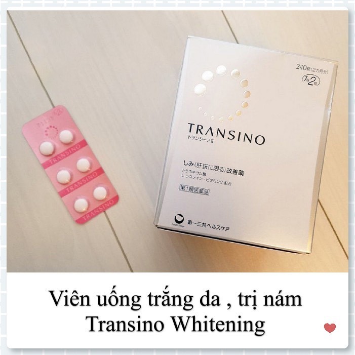 Thực Phẩm Bổ Sung Transino Whitening Hộp 240 Viên