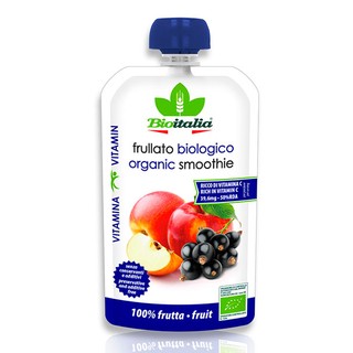 Smoothie táo và quả lý chua đen hữu cơ Bioitalia