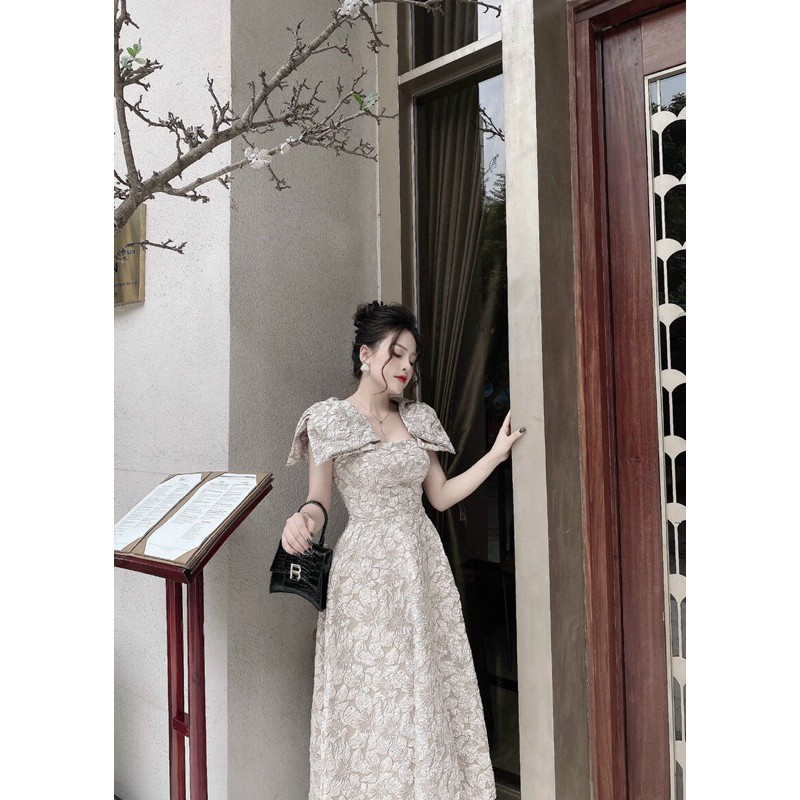 ẢNH VÀ VIDEO THẬT 1000% _ ĐẦM XOÈ GẤM VAI NƠ