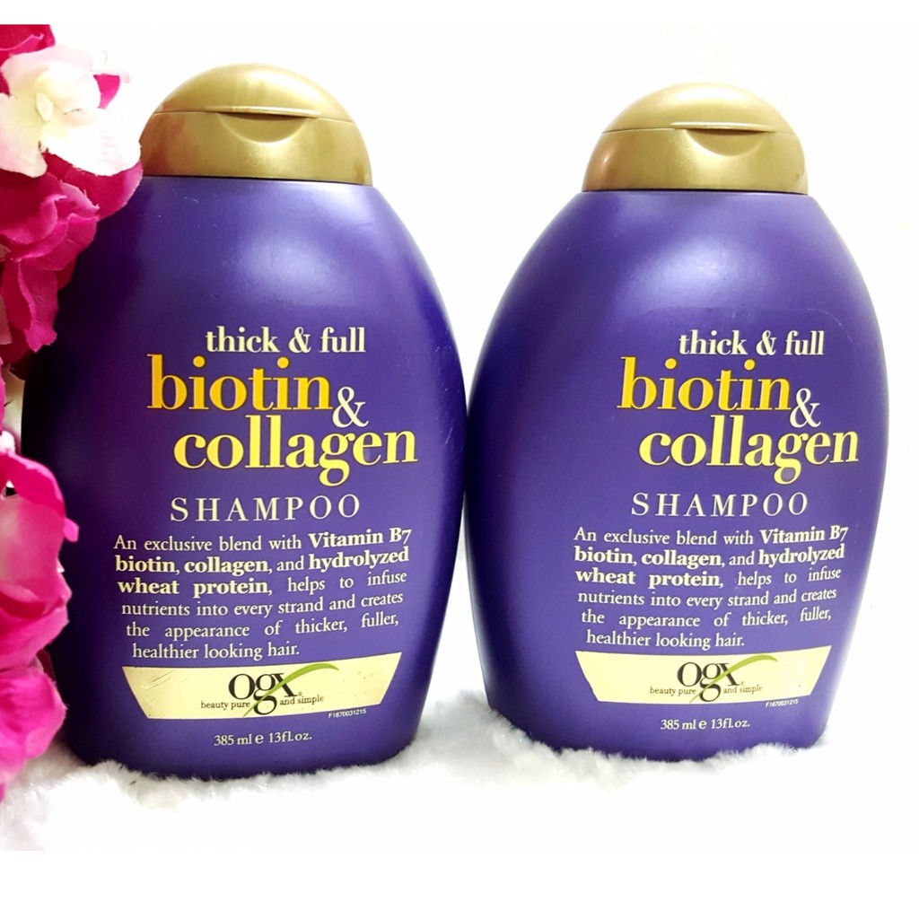 Bộ Gội Xả OGX Biotin Collagen Shampoo & Conditioner