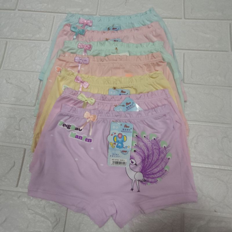 Quần lót bé gái, quần lót dạng đùi bé gái