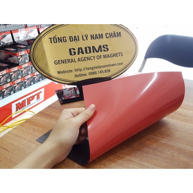 Nam châm lá a4 nhiều màu sắc  - tấm nam châm dẻo kích thước a4 đa dạng màu sắc