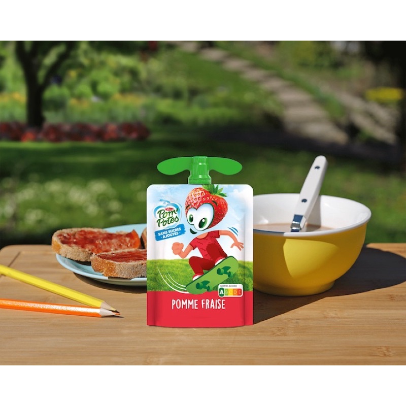 |Ăn dặm NGON & LÀNH| Hàng AIR - Trái cây nghiền hữu cơ Pom Potes cho bé từ 6m