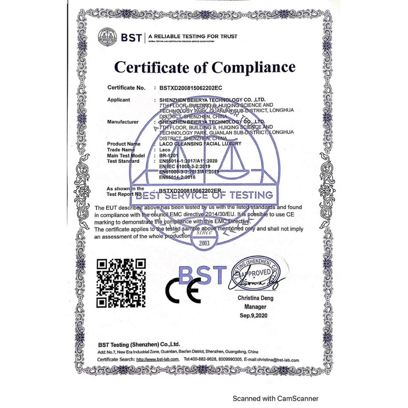 Máy rửa mặt LACO LUXURY chính hãng tích hợp 4 chức năng với đầu lông cọ kháng khuẩn siêu mềm Mua 1 Tặng 2 | BigBuy360 - bigbuy360.vn