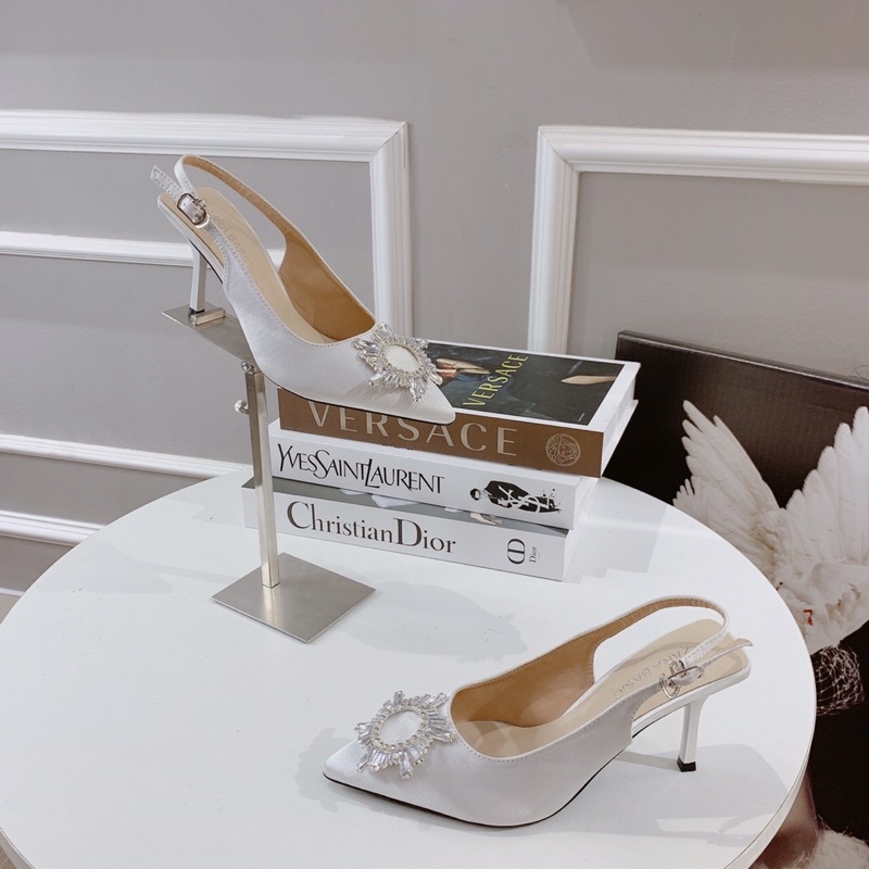 ❄️ Sangdal bít mũi khóa mặt trời gót nhọn 9cm