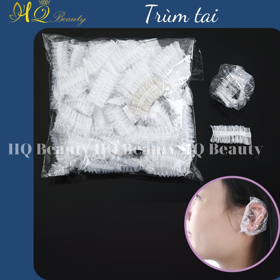 01 đôi trùm tai hỗ trợ nhuộm tóc