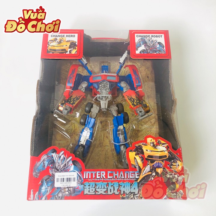 Robot Transformers Optimus Prime - Ô tô Biến Hình Robot  5533-60