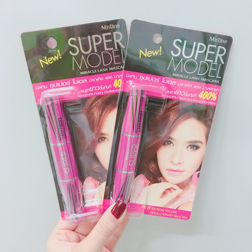 Mascara SUPER MODEL Mistine ( Hàng Chuẩn Hãng Mistine Thái Lan ) | BigBuy360 - bigbuy360.vn