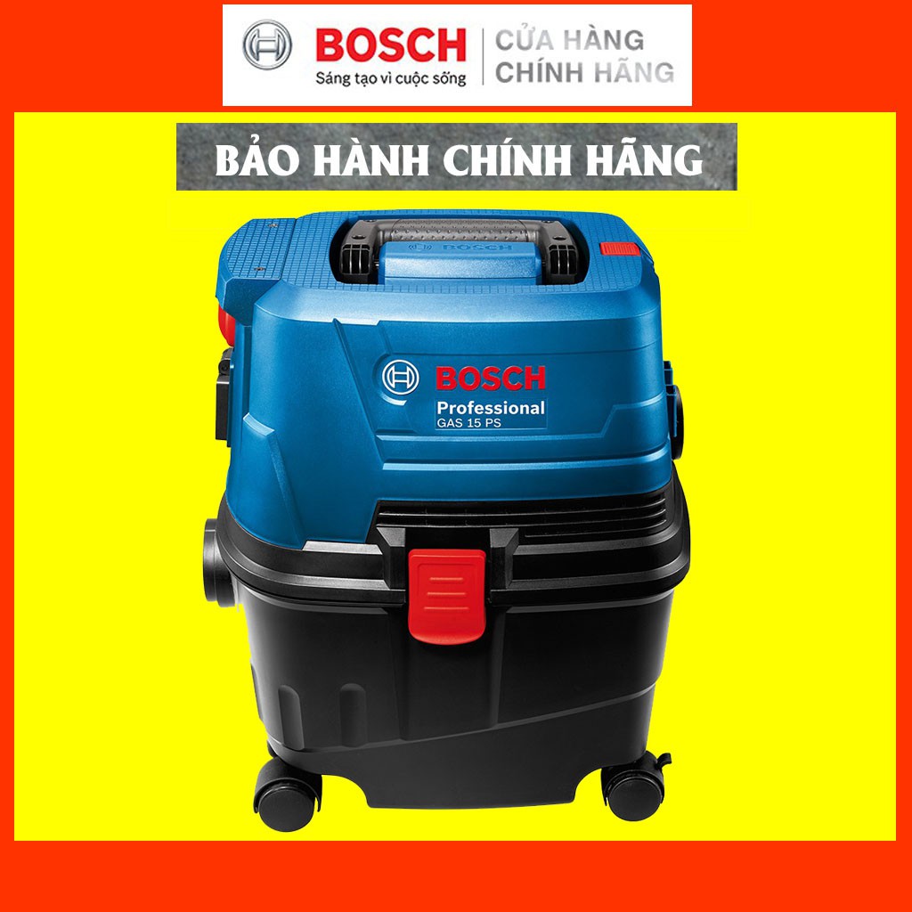[CHÍNH HÃNG] Máy Hút Bụi Bosch GAS 15 PS MỚI, Giá Đại Lý Cấp 1, Bảo Hành Tại TTBH Toàn Quốc