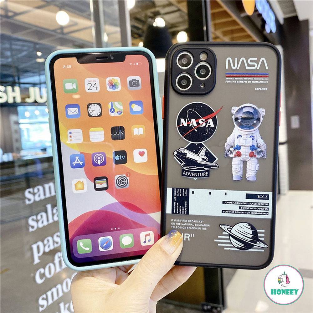 NASA ốp điện thoại Họa Tiết Vũ Trụ Độc Đáo Cho Iphone 12 11 Pro Max Xs Xs Max Xr 7 8 Se