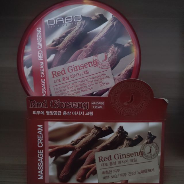 Kem massage Dabo nhân sâm