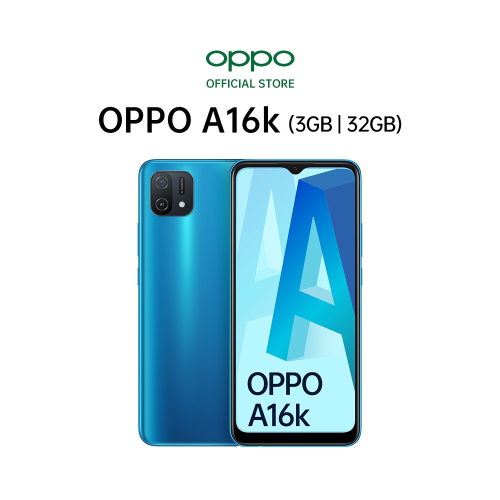 Điện thoại OPPO A16k (3GB/32GB) - Hàng chính hãng