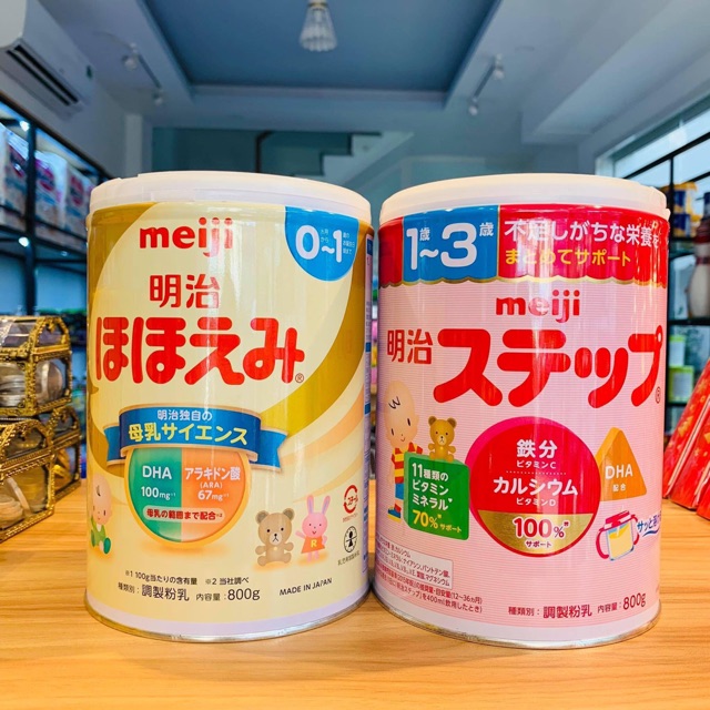 Sữa bột Meiji của Nhật 800g hàng nội địa