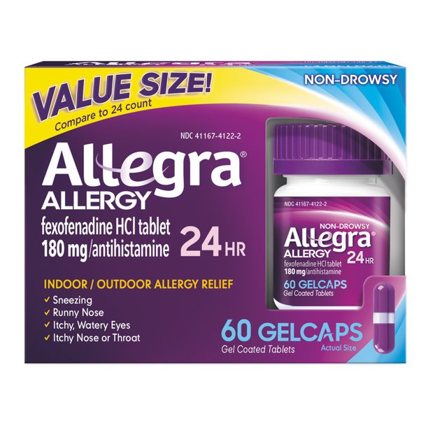 [DATE XA] Allegra 12 / 24 Hour Allergy 180mg - chống dị ứng