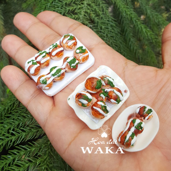 Bánh Bạch Tuột Takoyaki Mini 01- Mô Hình 1/12