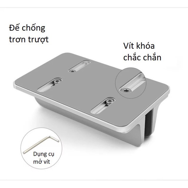 DIGIMIX Kệ Dựng Đứng Cho Macbook, Laptop, iPad DIGIMIX với chân đế điều chỉnh được độ rộng
