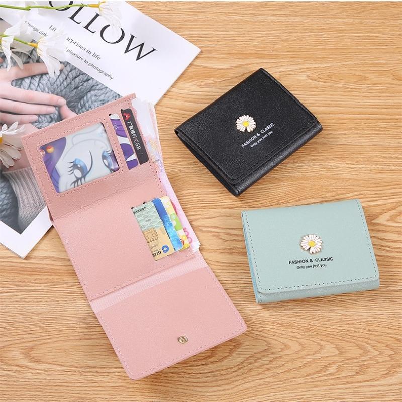 Ví nữ cao cấp giá rẻ cầm tay mini nhỏ gọn thời trang cute nhiều ngăn bỏ túi da PU OLUKA STORE VN043