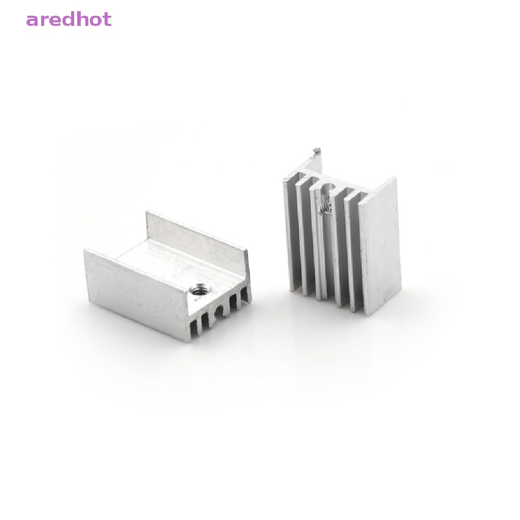 10 Bộ Tản Nhiệt Nhôm TO-220 Bán Dẫn 20x15x10mm 0 0 0 0 0 Mới
