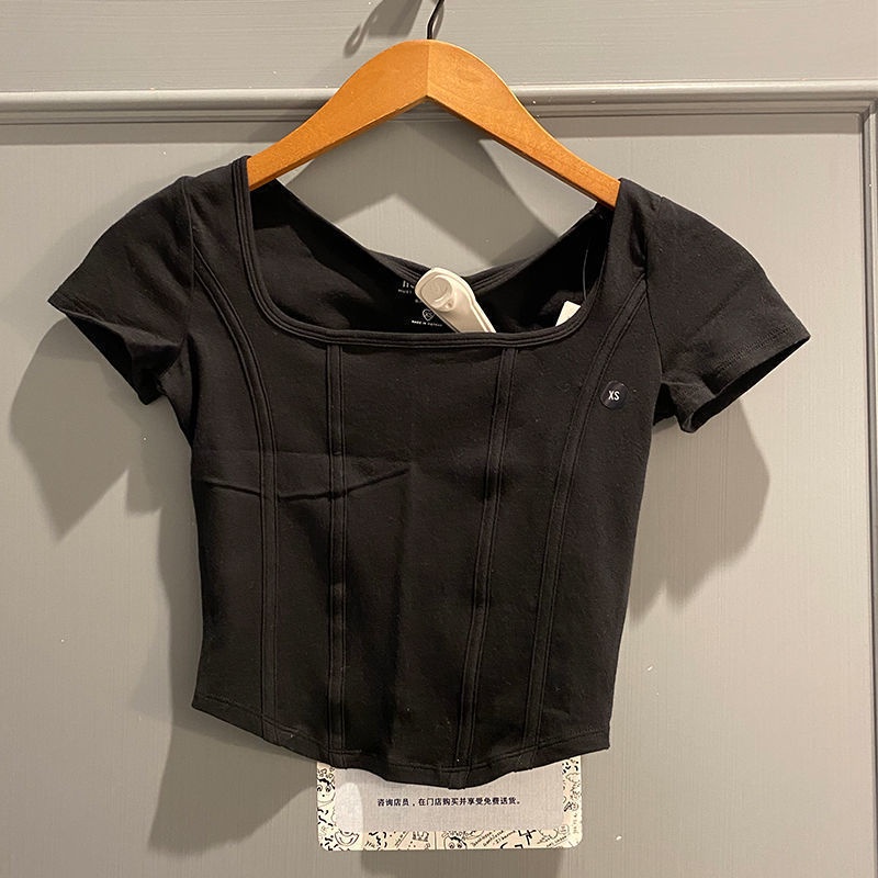 Áo Sơ Mi Nữ Ngắn Tay Họa Tiết Xương Cá Và Hoa Phong Cách Mỹ Mới