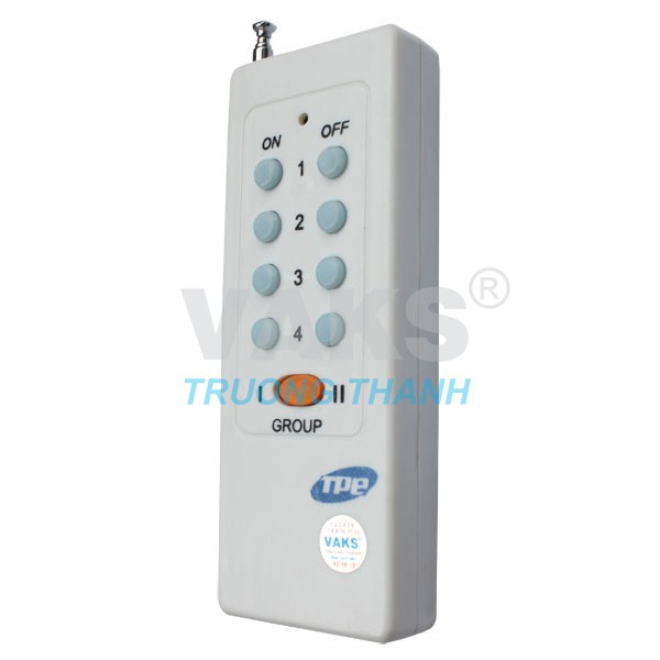 Bộ 02 cái Ổ cắm điều khiển từ xa, có hẹn giờ TPE TF10 + 01 cái remote 8 nút phát sóng radio 315Mhz