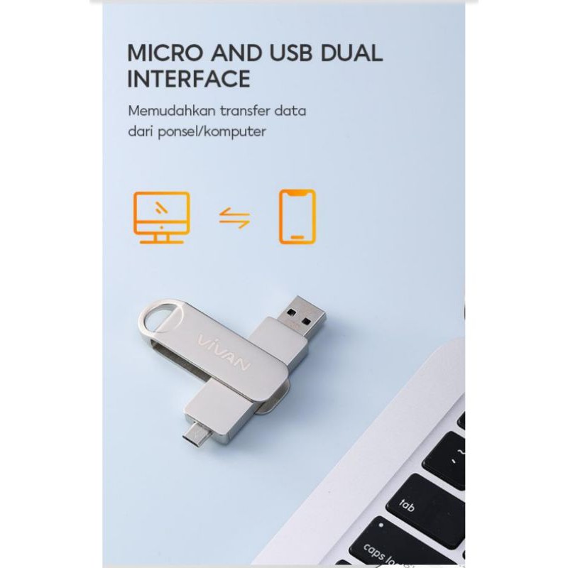 Usb Otg Vivan Vom132 32gb Cho Mọi Loại Điện Thoại | BigBuy360 - bigbuy360.vn