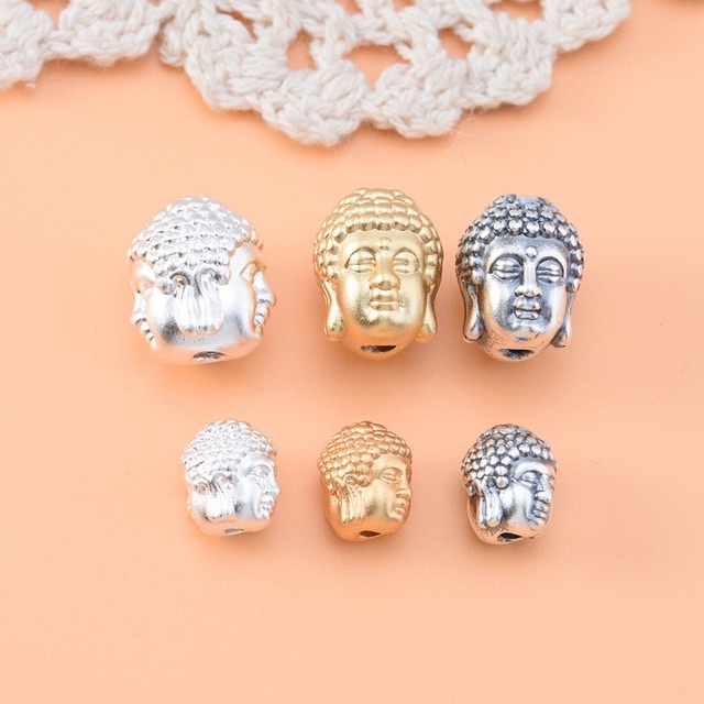 [GIÁ BUÔN] Charm Mặt Phật đôi bạc - Hàng bạc loại 1 siêu đẹp PH712