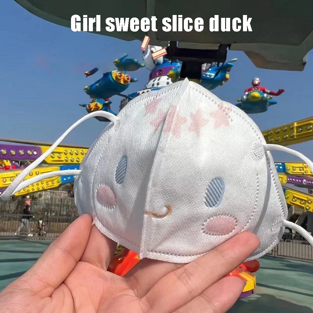 10 PCS Trẻ em/ Người lớn dễ thương Cinnamoroll 3D Mặt nạ Big Ear Dog Bảo vệ 3 ply KF94 Khẩu Trang