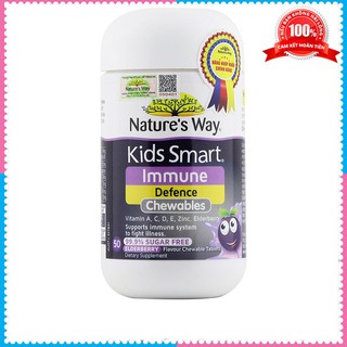 Nature's Way Kids Smart Immune Defence Chewables - Hỗ trợ tăng cường miễn dịch cho bé