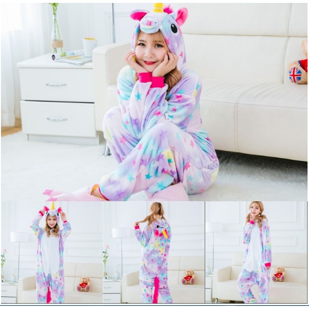 FREESHIP TỪ 99K_Bộ đồ liền thân hình thú có kỳ lân cầu vồng và kỳ lân sao | BigBuy360 - bigbuy360.vn