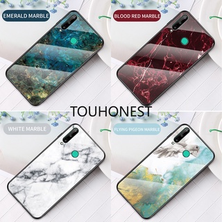 Ốp Điện Thoại Kính Cường Lực Cứng Họa Tiết Đá Hoa Cương Cho Casing Huawei P40 Lite E Case Huawei P40 Pro Plus Case Huawei P50 Pro Marble Grain Hard Tempered Glass Protective Back Cover Case