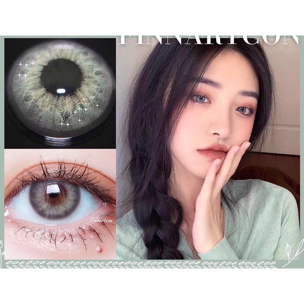 Cặp kính áp tròng COLORHUNTER 0 - 8 độ 14.0mm dùng một năm tiện lợi