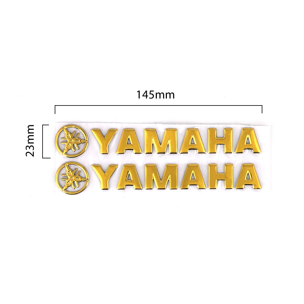 Bộ 2 Logo 3D Trang Trí Xe Mô Tô Honda Chất Lượng Cao