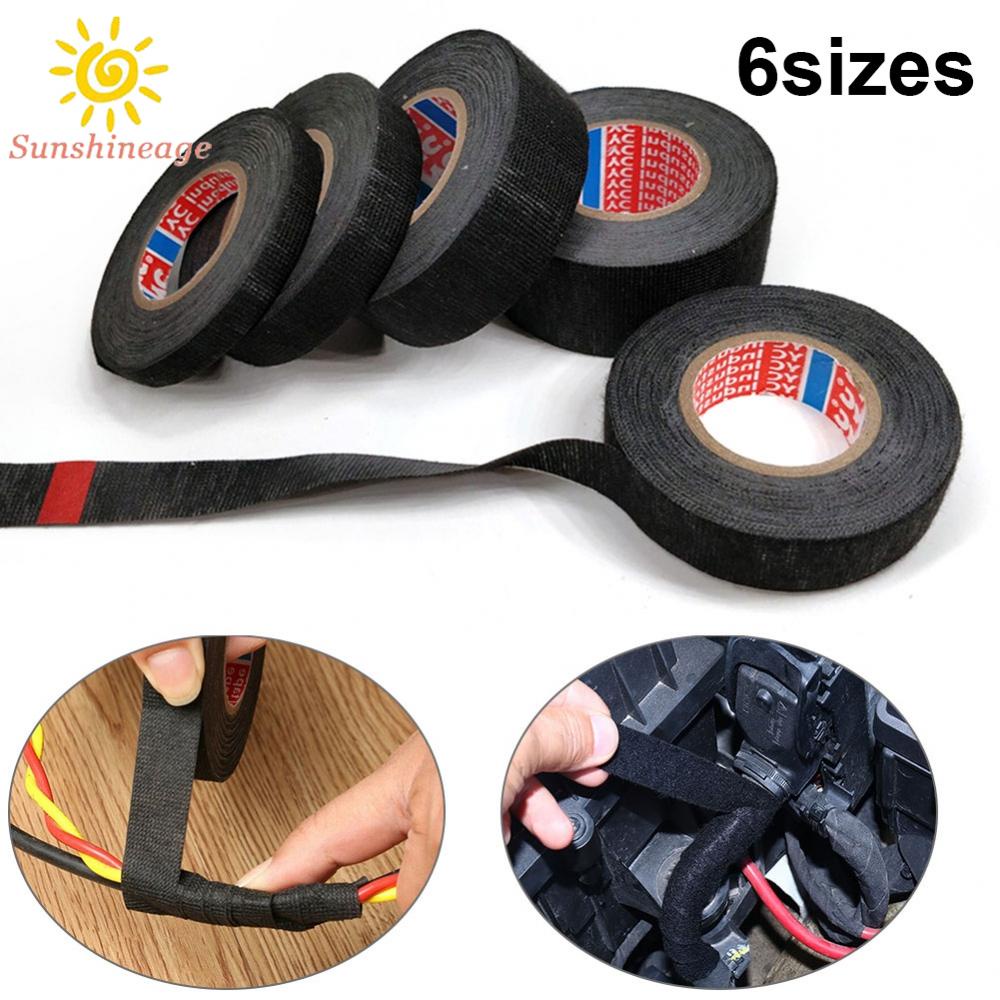 SUNAGE- ~Wiring Loom Tape Tasteless Waterproof 1 Roll Anti-aging Black Electric Tape【SUNAGE-HOT Fashion】