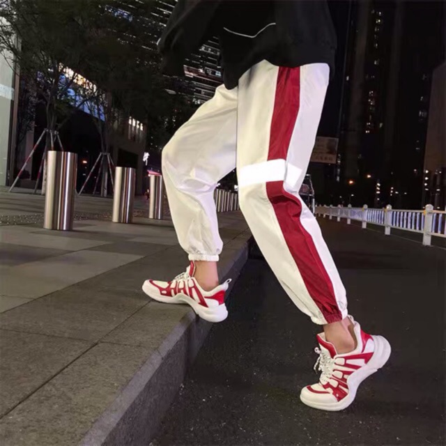 Quần jogger ulzzang 1 sọc phát quang cực chất kèm ảnh thật ở cuối