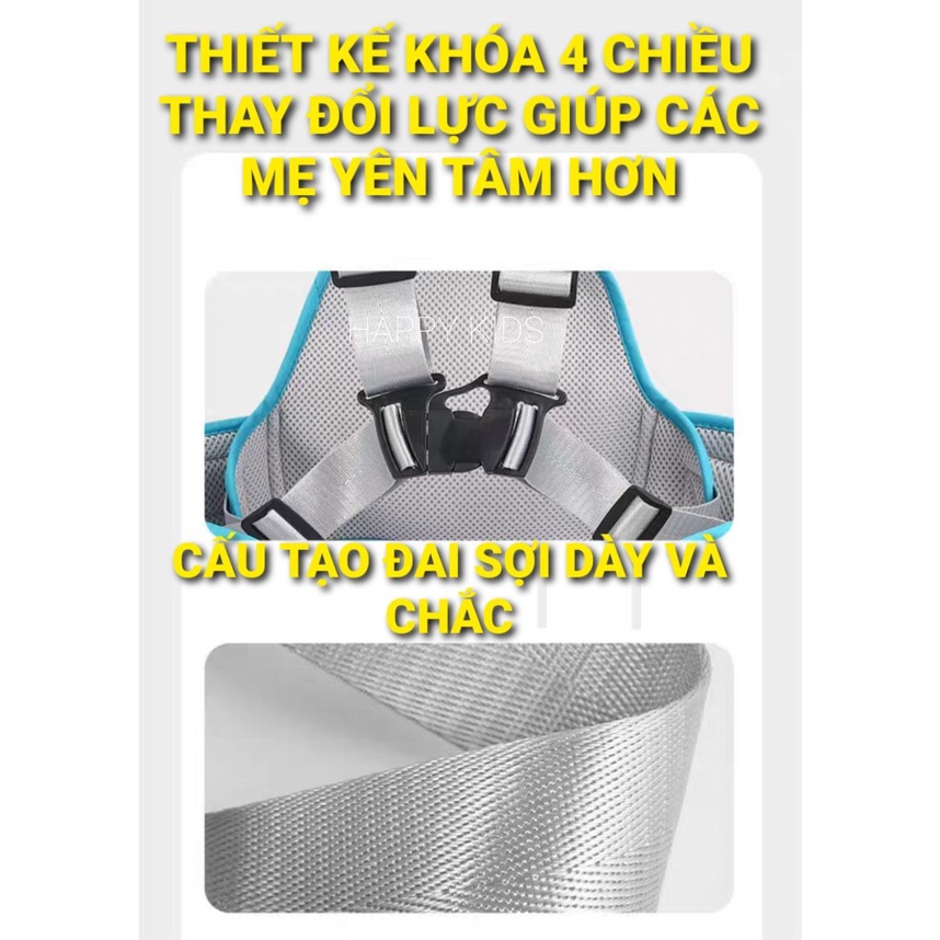 ĐAI AN TOÀN ĐI XE MÁY CHO BÉ HÀNG CAO CẤP CÓ TÚI ĐỰNG TIỆN LỢI HÃNG LIMENGSI