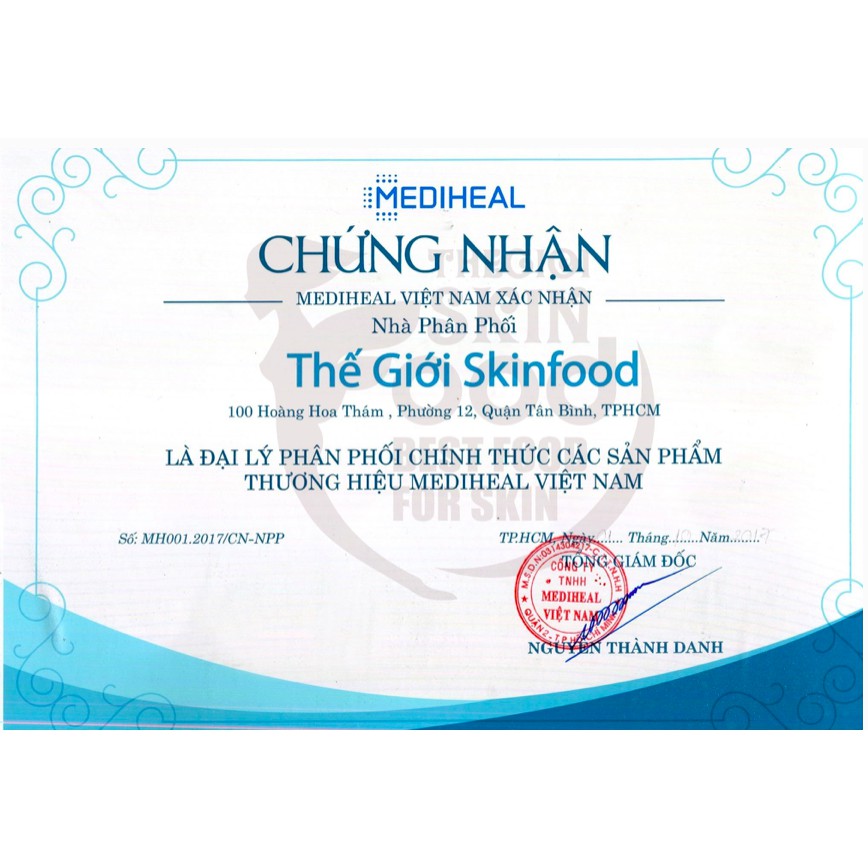 Sữa Rửa Mặt Tạo Bọt Than Hoạt Tính Làm Sạch Sâu lỗ Chân Lông Mediheal Pore-Clean Care