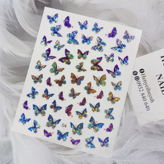 STICKER NAIL DÁN MÓNG B.ƯỚM - STICK 3D Lấp Lánh