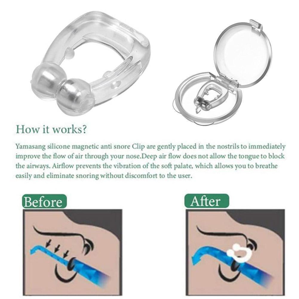 Dụng Cụ Kẹp Mũi Chống Ngáy Khi Ngủ C0C2 Bằng Silicon Mới