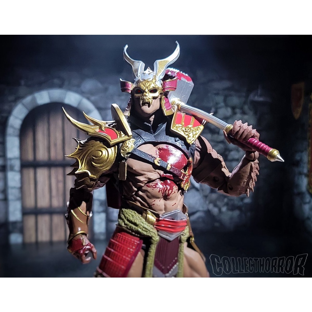 MÔ HÌNH CHÍNH HÃNG MCFARLANE MORTAL KOMBAT SHAO KAHN BLOODY VER