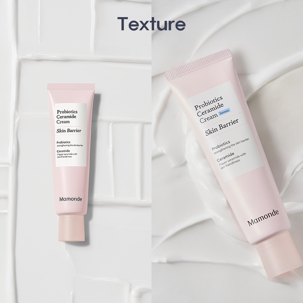 Mamonde Probiotics Ceramide Skin Softener / Emulsion / Cream / Intense Cream - Moisturizing, Skin Barrier Strengthening & Sensitive