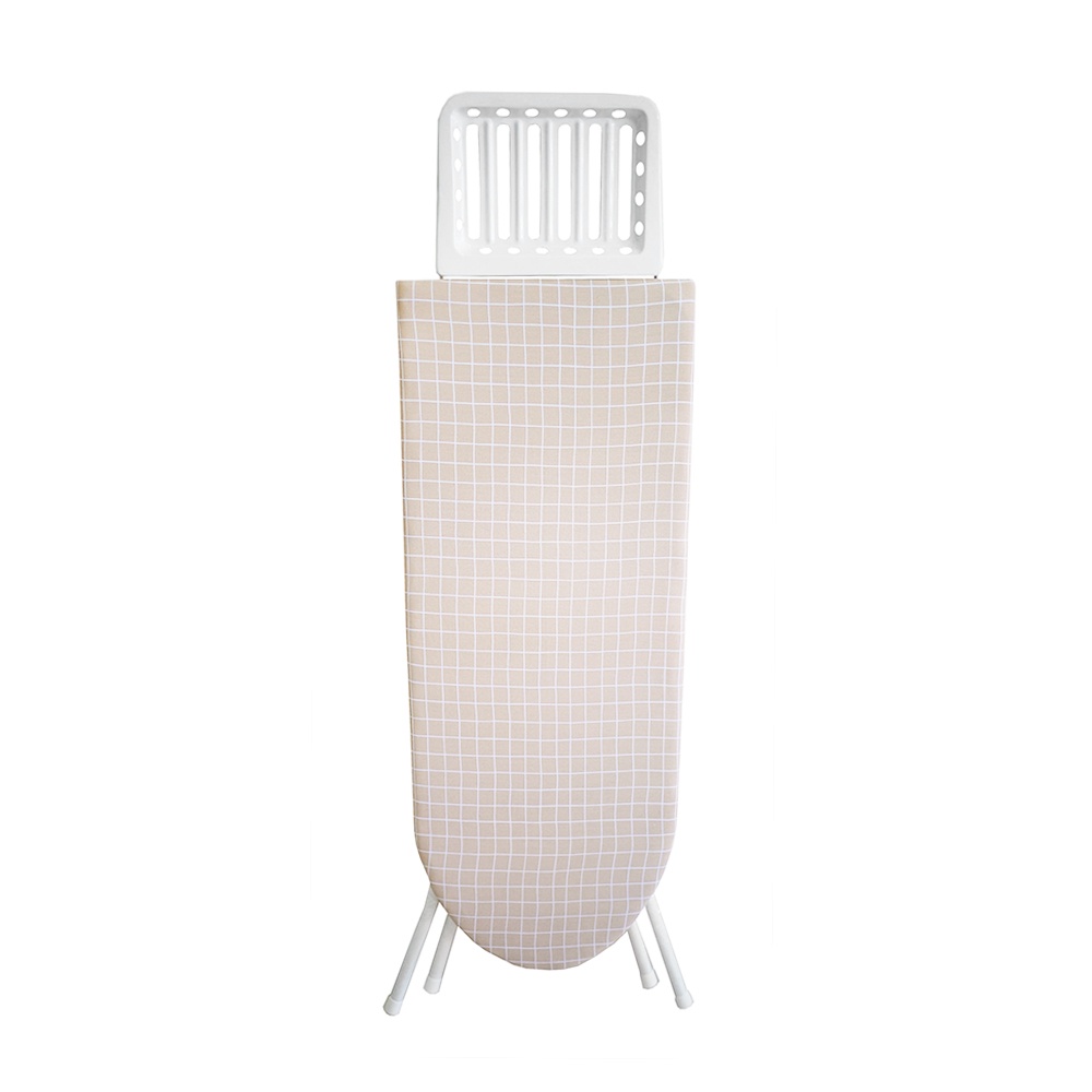 HomeBase PLIM Bàn để ủi quần áo 6 độ cao to rộng mặt bàn gỗ Thái Lan W124.5xH82xD49 cm