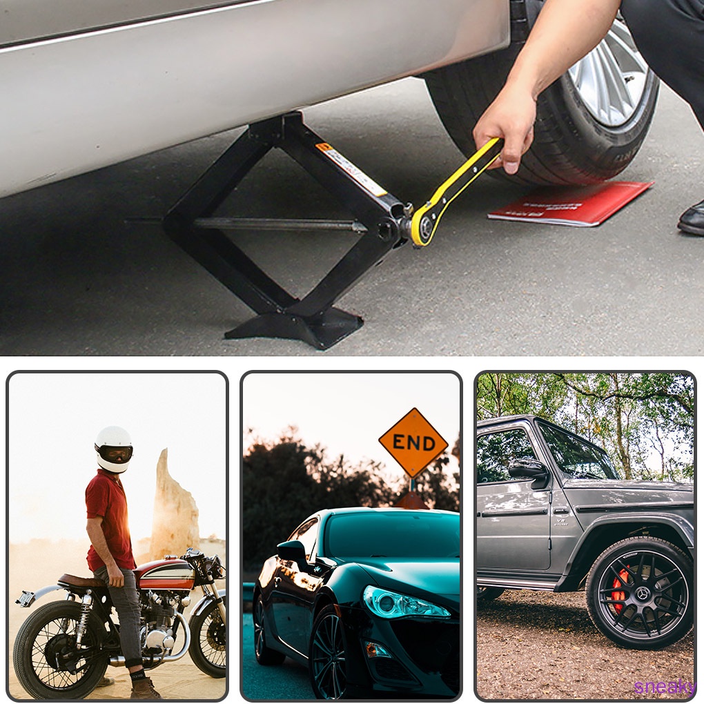 Cờ lê kiểu xoay 360 độ sửa chữa xe ô tô đa năng Cờ lê tay quay bằng carbon thay thế chuyên dụng dành cho xe hơi