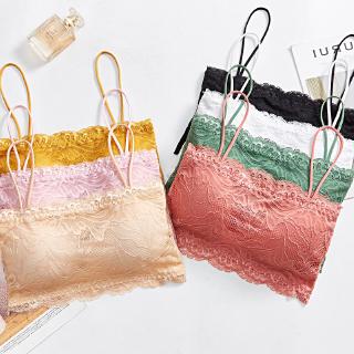 Lace Linen No String Bra